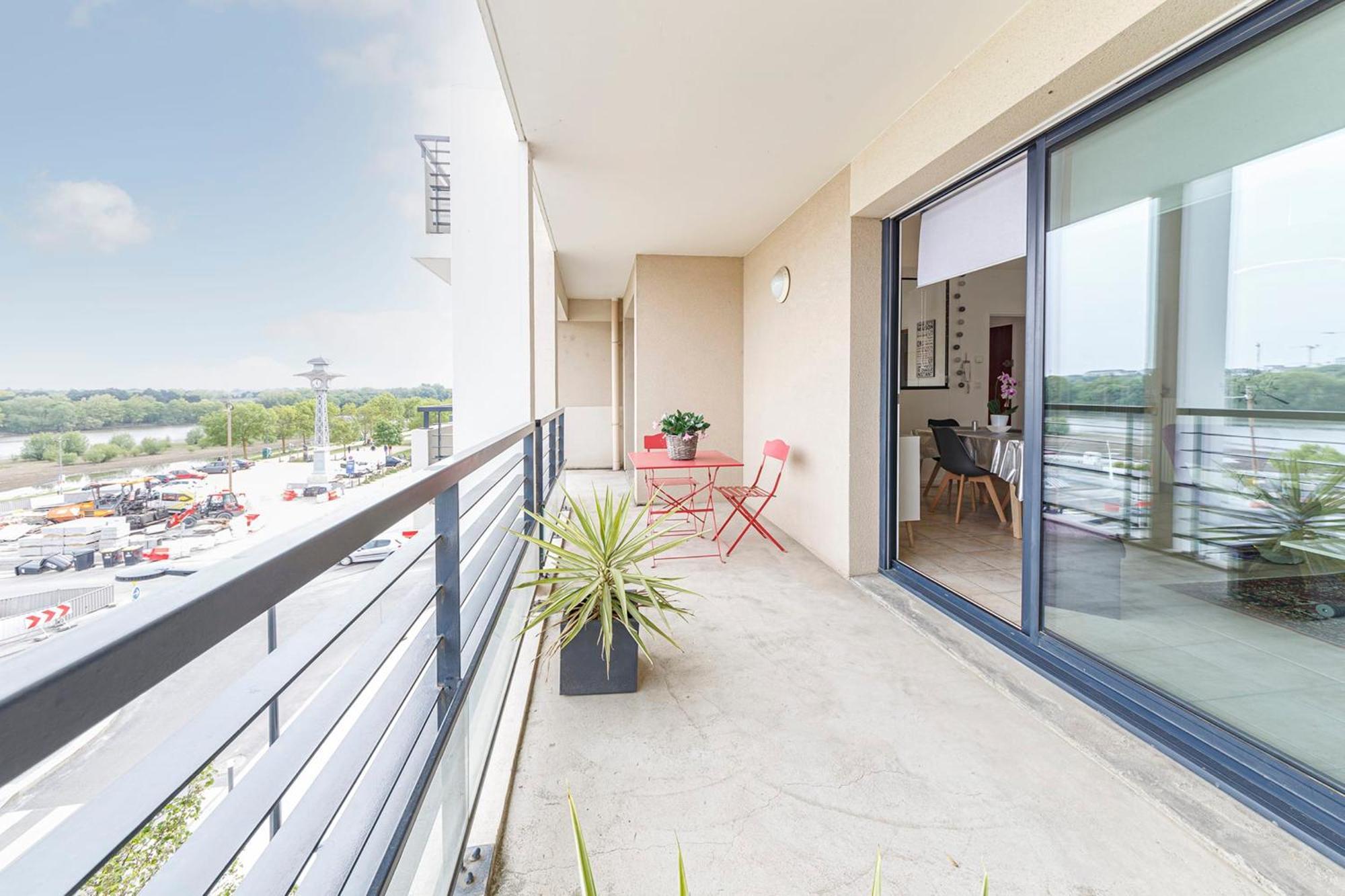 アンジェL'Aragon Wifi Balcon Vue La Maineアパートメント エクステリア 写真