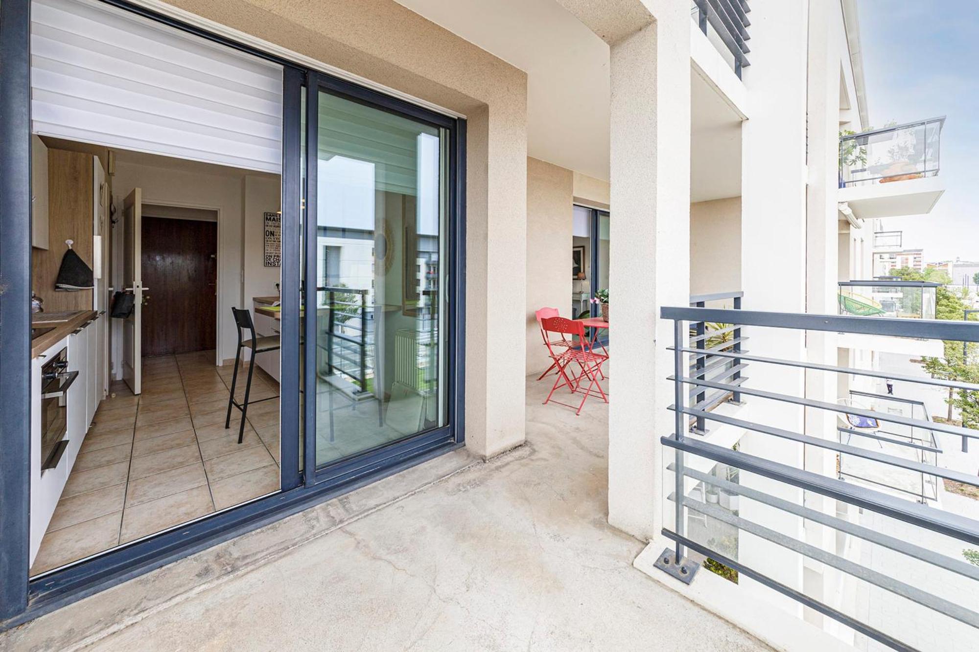 アンジェL'Aragon Wifi Balcon Vue La Maineアパートメント エクステリア 写真