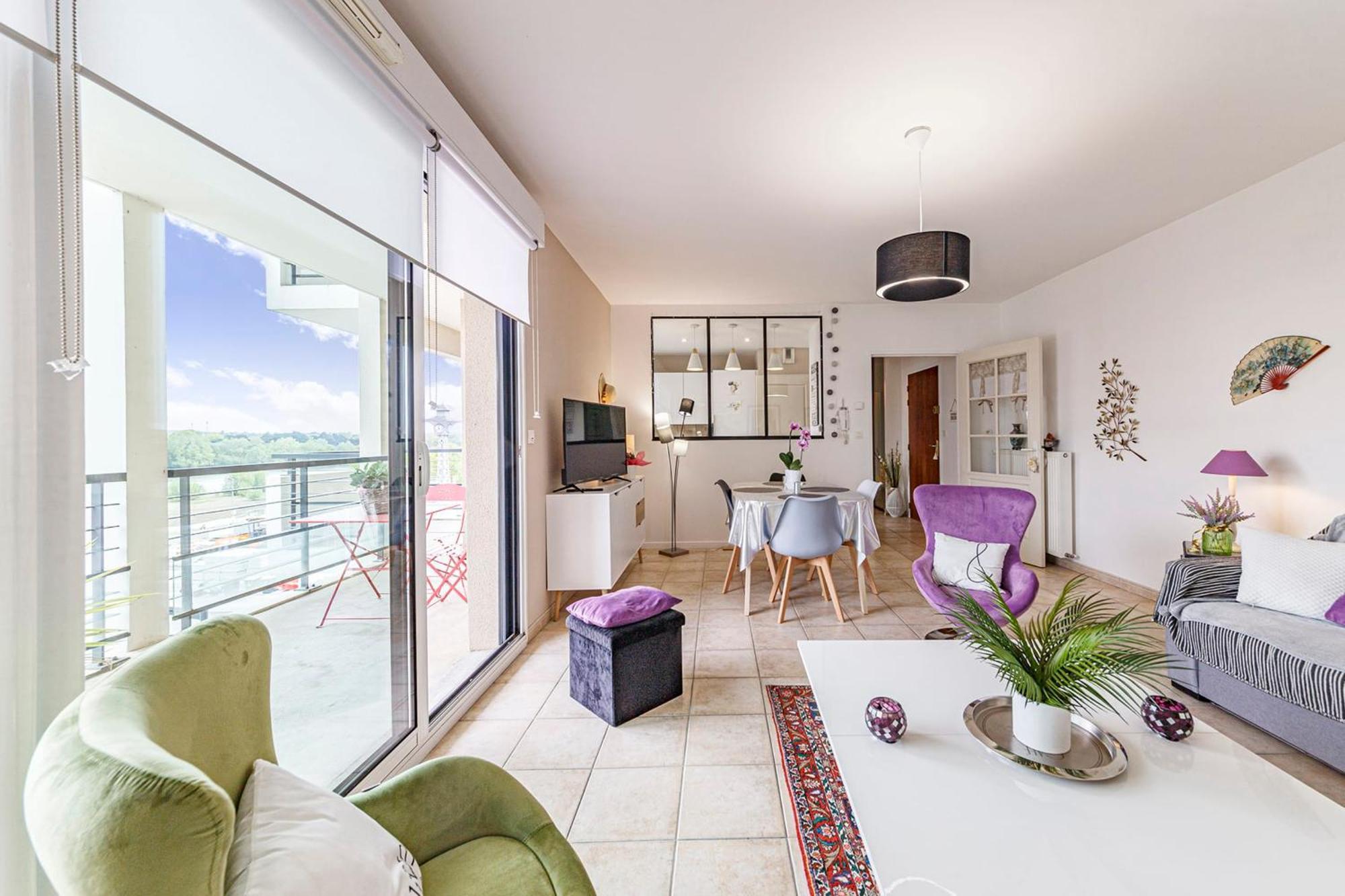 アンジェL'Aragon Wifi Balcon Vue La Maineアパートメント エクステリア 写真